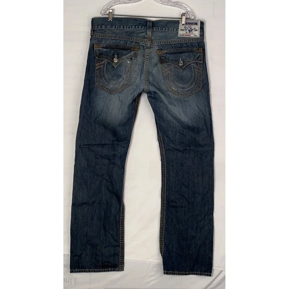True Religion Bild Whiskey Double Stitched‎ Men's Size 38x34